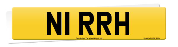 Registration number N1 RRH